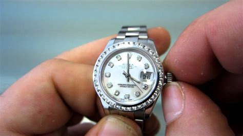 how to wind rolex datejust.